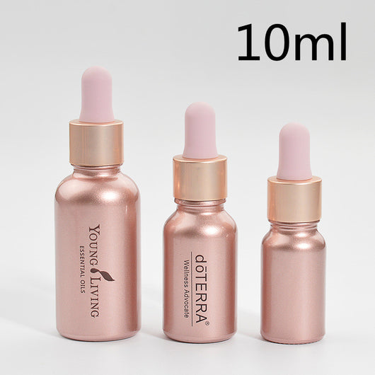 Botella Gotero de Vidrio Ámbar Rose Gold - Frasco Vacío para Aceites Esenciales y Cosméticos DIY - Image 8