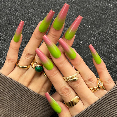 Uñas de Ballet Extralargas Estilo Europeo y Americano