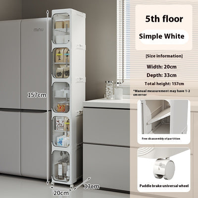 Gabinete Organizador Plegable Multifuncional para Baño - Image 14