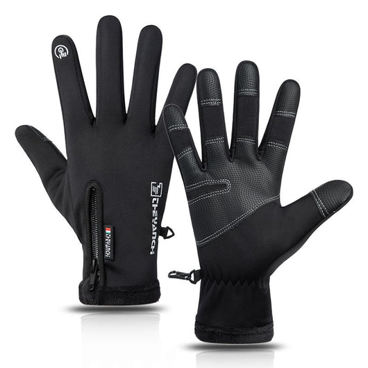 Guantes de Esquí y Montañismo Impermeables y Térmicos con Forro de Terciopelo - Image 3