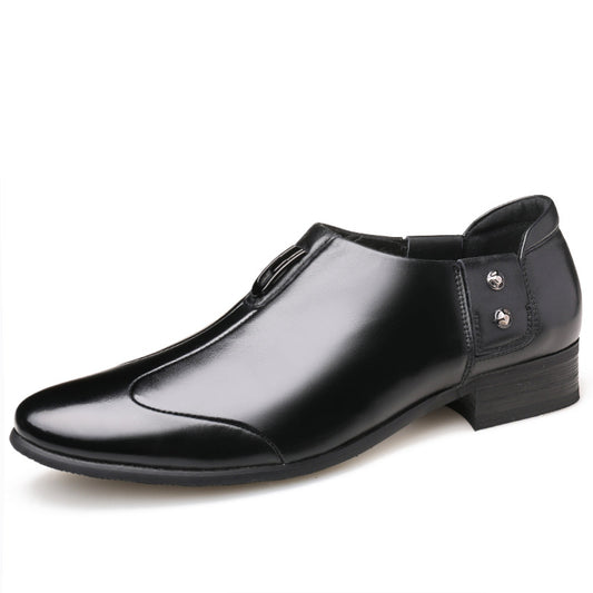Zapatos de Cuero Formal Ejecutivo Estilo Coreano para Hombre - Image 2
