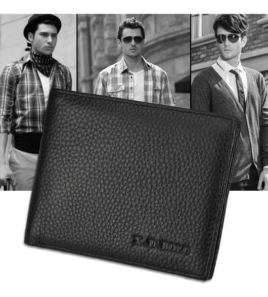Billetera Delgada de Cuero Genuino para Hombre - Diseño Minimalista - Image 3