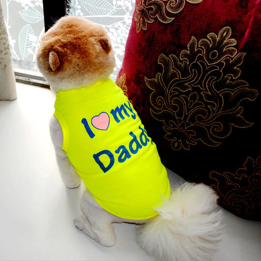 Chaleco para Mascotas Estilo Clásico Mamá Papá - Image 56