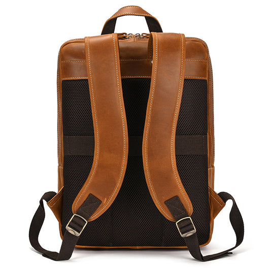 Mochila de Cuero Vintage para Hombre - Piel de Res Auténtica - Image 13