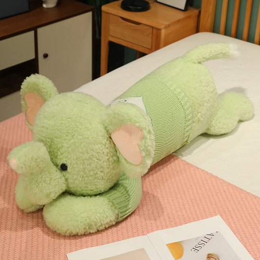 Almohada Decorativa Elefante Gigante de Peluche Suave - Image 11