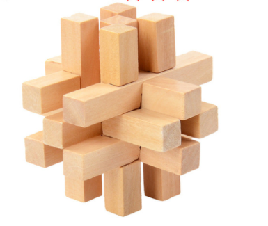 Puzzle de Bloqueo Kongming - Juguete Educativo de Bambú - Image 36