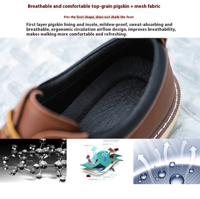 Botas Martin de Cuero Genuino para Hombre - Zapatos Trabajo Resistentes Punta Reforzada - Image 12