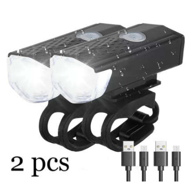 Luz Delantera para Bicicleta con Carga USB y Brillo Máximo - Image 12