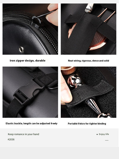 Set Profesional de Coctelería con Bolsa de Almacenamiento Acero Inoxidable - Image 19