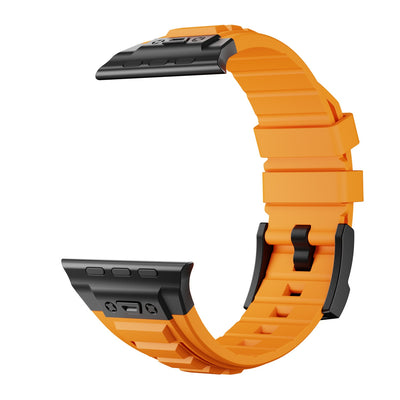 Correa Elástica de Silicona con Hebilla Metálica Plegable para iWatch 1-9 - Image 12