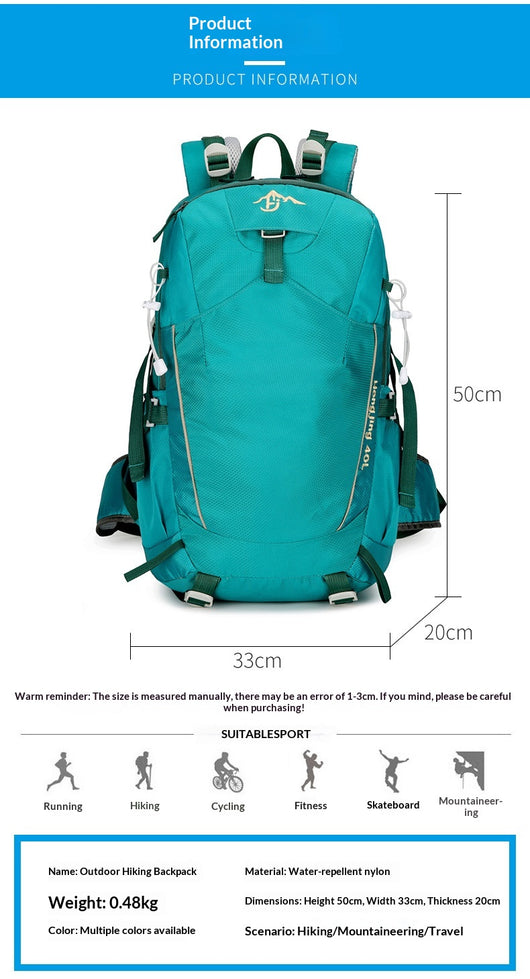 Mochila de Senderismo Impermeable para Hombre con Capacidad Deportiva - Image 13