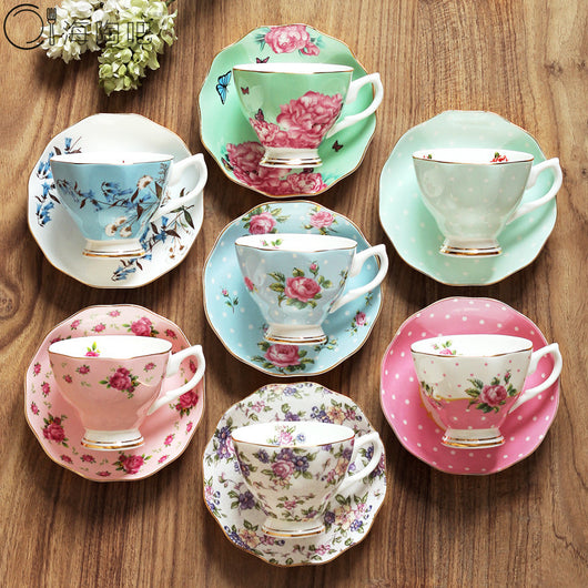 Taza de Café Porcelana Hueso Serie Clásica Europea - Image 21