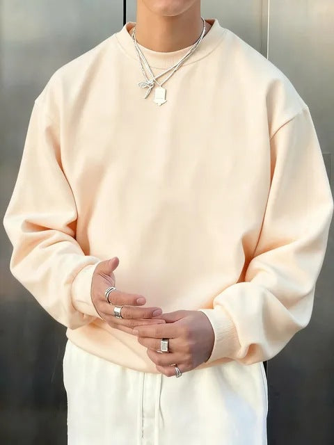 Suéter de Lana Merino para Hombre - Cuello Redondo Casual - Image 17