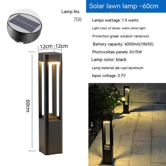 Lámpara Solar LED para Jardín - Iluminación Exterior Impermeable - Image 7