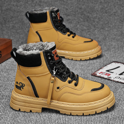 Botas Martin Altas de Cuero Genuino Estilo Británico para Hombre - Image 6