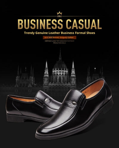 Zapatos de Cuero para Hombre Elegancia Casual Transpirable - Image 8