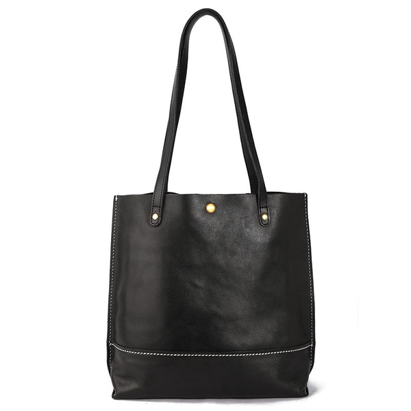 Bolso de Cuero Genuino para Mujer - Bolsa de Hombro Casual Coreana Gran Capacidad - Image 3