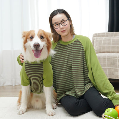 Camiseta Rayada para Perros Grandes - Ropa Cómoda y Protectora - Image 9