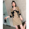 Conjunto Blazer con Moño - Chaqueta Corta y Vestido Elegante