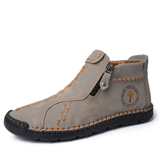 Botas Martin Hombre Caña Alta Suela Gruesa Estilo Moderno - Image 6