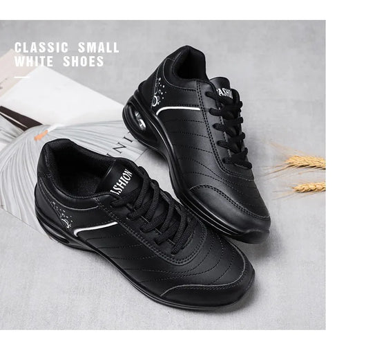 Zapatillas Deportivas para Mujer de Cuero con Suela Gruesa y Transpirabilidad - Image 27