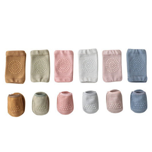 Set de Calcetines Protectores con Rodilleras Acolchadas para Bebés y Niños - Image 9