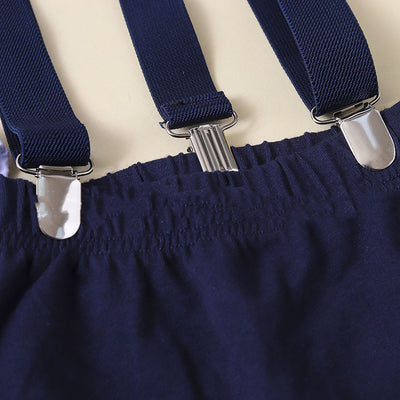 Conjunto de Shorts Romper Estampado Tiburón Blanco Dos Piezas - Image 4