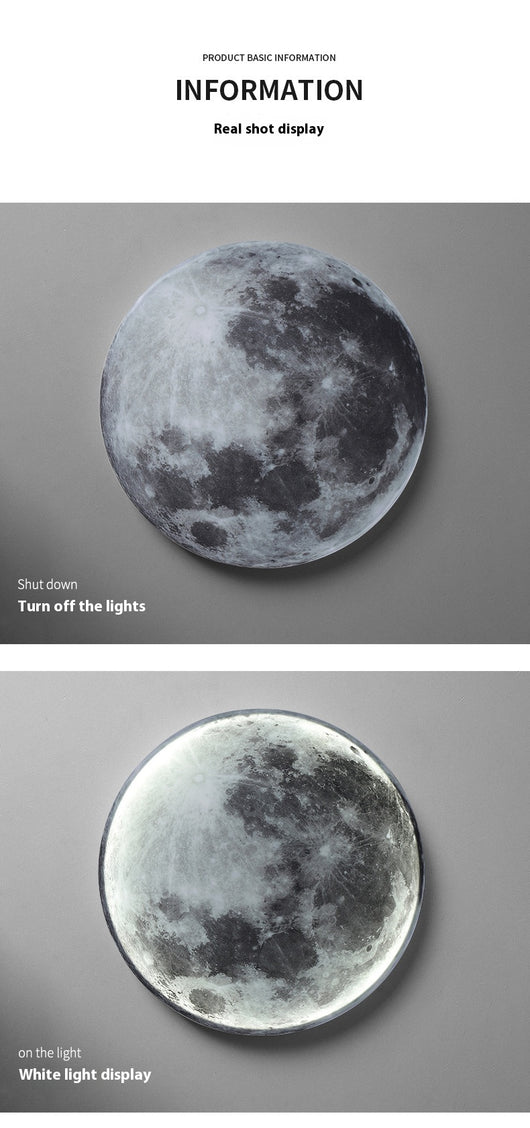 Lámpara Decorativa de Pared Luna para Dormitorio y Sala - Image 21