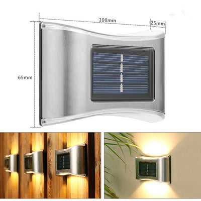 Lámpara Solar Decorativa para Pared - Iluminación de Jardín Exterior - Image 9