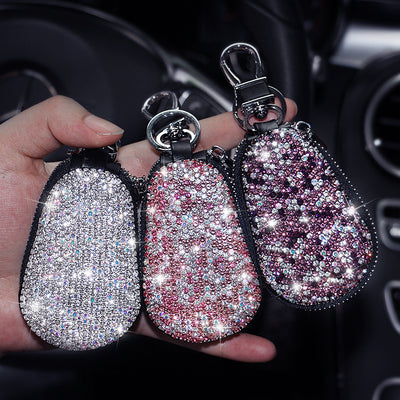 Funda para Llaves de Auto en Cuero con Detalles de Strass - Image 8