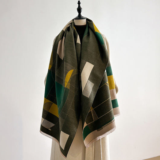 Elegante Chal de Cachemira Estilo Europeo - Bufanda Premium - Image 28