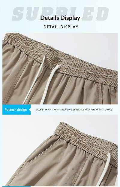 Pantalones Cortos de Trabajo Estilo Retro American para Hombre - Algodón Ice Silk Fresco - Image 25