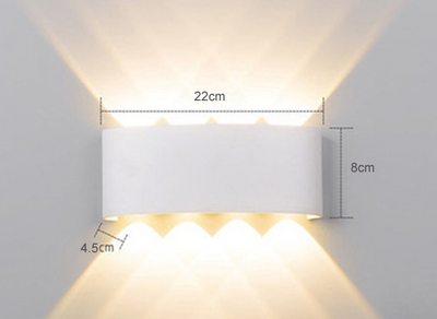 Lámpara LED de Pared Impermeable para Exterior e Interior - Image 9