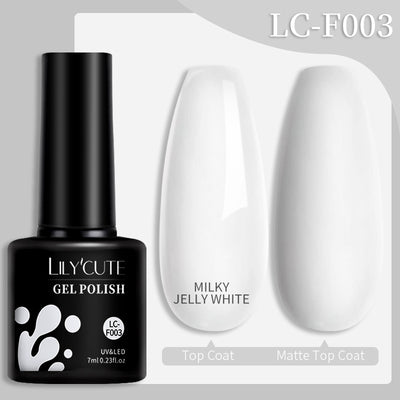 Set de Pegamento para Uñas con Brillo de Color Sólido - Image 38