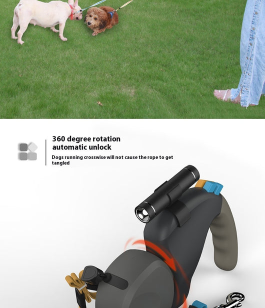 Correa Doble para Pasear Perros - Control Total al Aire Libre - Image 10