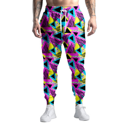 Pantalones de Chándal Estampado Digital Graffiti Colorido Corte Recto - Image 23