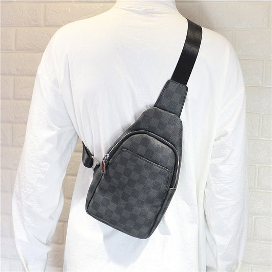 Bolsa Bandolera Cuadros para Hombre - Mochila de Pecho y Maletín - Image 5