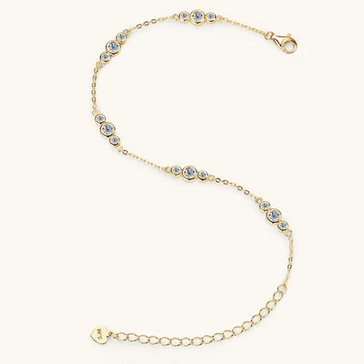 Pulsera Minimalista de Moissanita Europeo Americano Nicho - Image 9