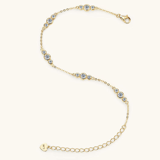 Pulsera Minimalista de Moissanita Europeo Americano Nicho - Image 9