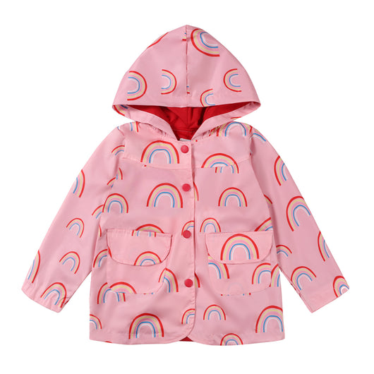 Chaqueta Impresa con Capucha para Niños - Abrigo Outdoor Resistente - Image 6