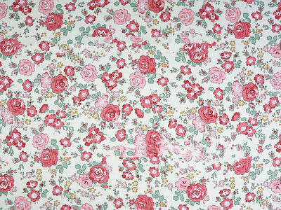 Tela de Algodón Twill Estampado Flores - Diseño Floral Delicado - Image 3