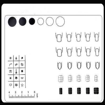 Almohadilla de Silicona para Estampado de Diseños de Uñas - Equipo de Práctica para Principiantes - Image 4