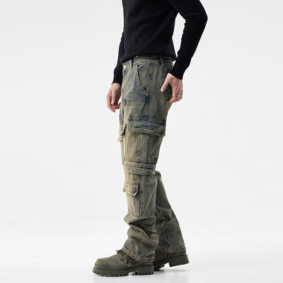 Pantalones Cargo Denim para Hombre - Diseño Moderno y Versátil - Image 4