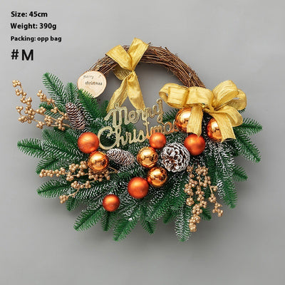 Árbol de Navidad Invertido con Guirnalda de Ratán y Adorno Cuerno - Image 26