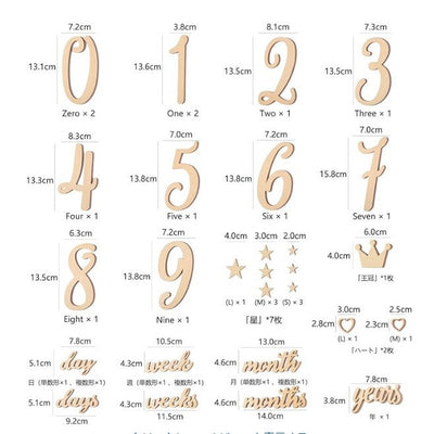 Calendario Mensual de Madera para Bebés y Niños Pequeños - Image 12