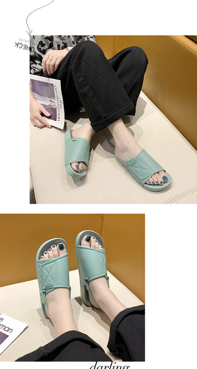 Sandalias Casuales de PVC Color Sólido - Comodidad y Estilo - Image 13