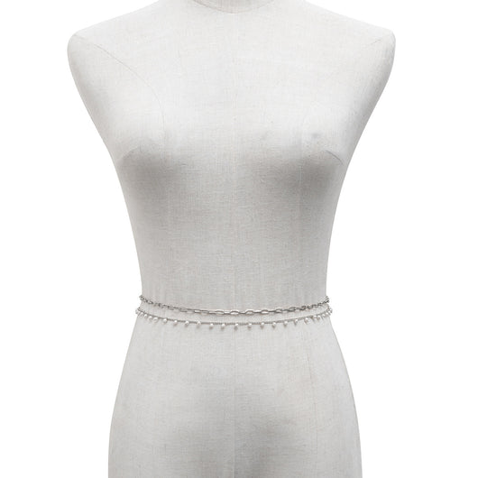 Cadena de Cintura con Dije de Letra Metálica para Mujer - Diseño Elegante Ajustado - Image 7