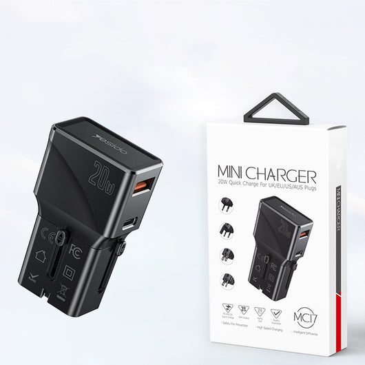 Cargador Rápido USB-C 20W para Celulares