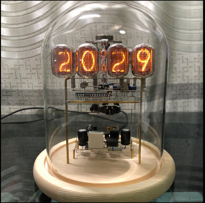 Reloj de Tubo Neón Retro - Adorno DIY para Escritorio - Image 8