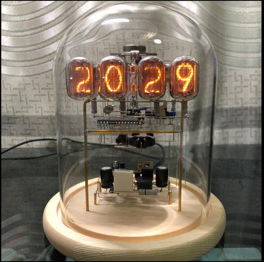 Reloj de Tubo Neón Retro - Adorno DIY para Escritorio - Image 8